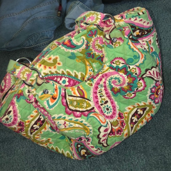 Vera Bradley Paisley Purse WILL BE WASHED - Picture 1 of 3